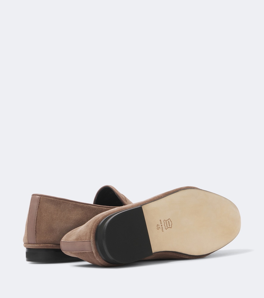 Suede Penny Loafers