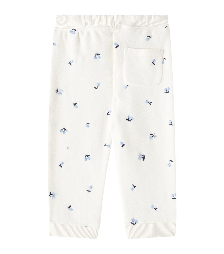  Bonpoint Bonpoint Baby Bambo Embroidered Cotton Sweatpants 