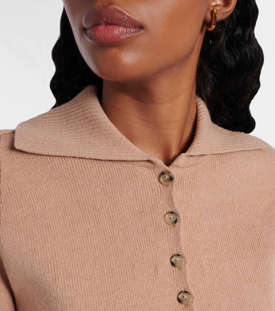 Magda Butrym Cotton-blend Top In Beige