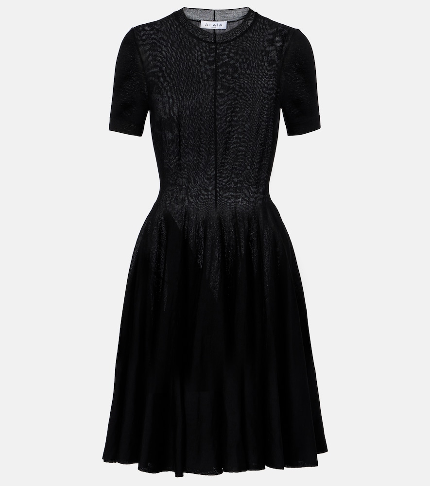 Alaia Alaïa Skater wool minidress