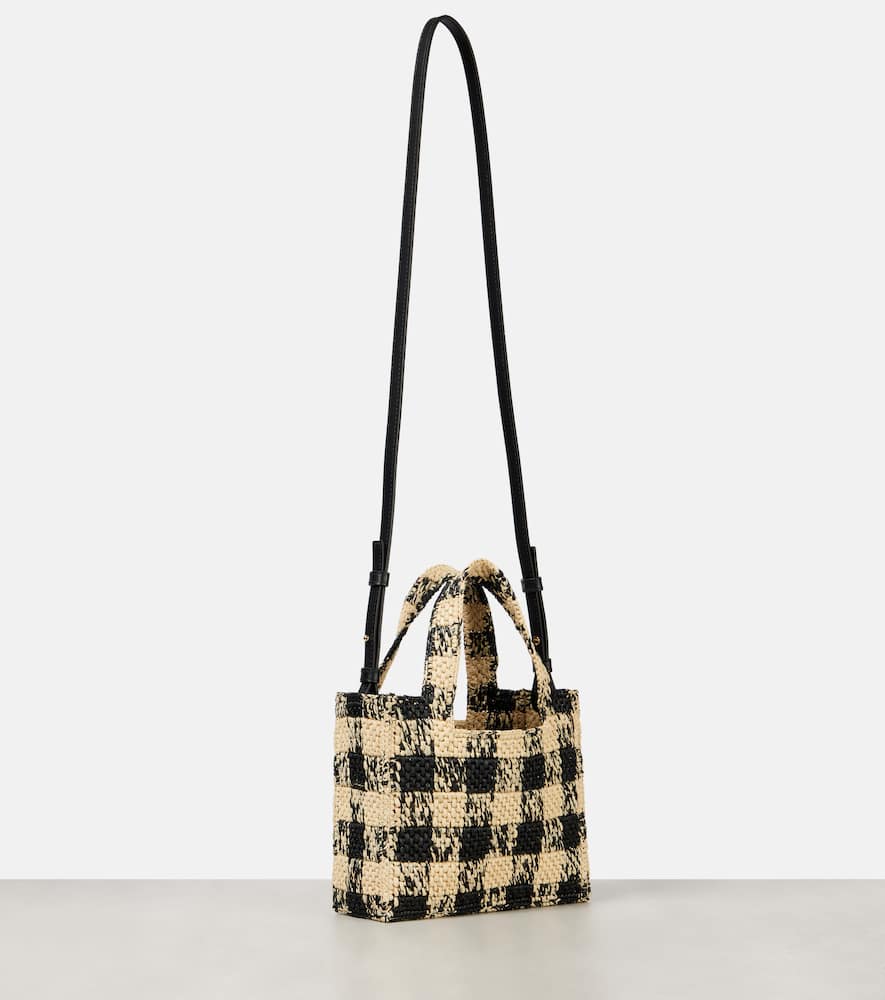 Loewe Font Small Tote Bag In Beige