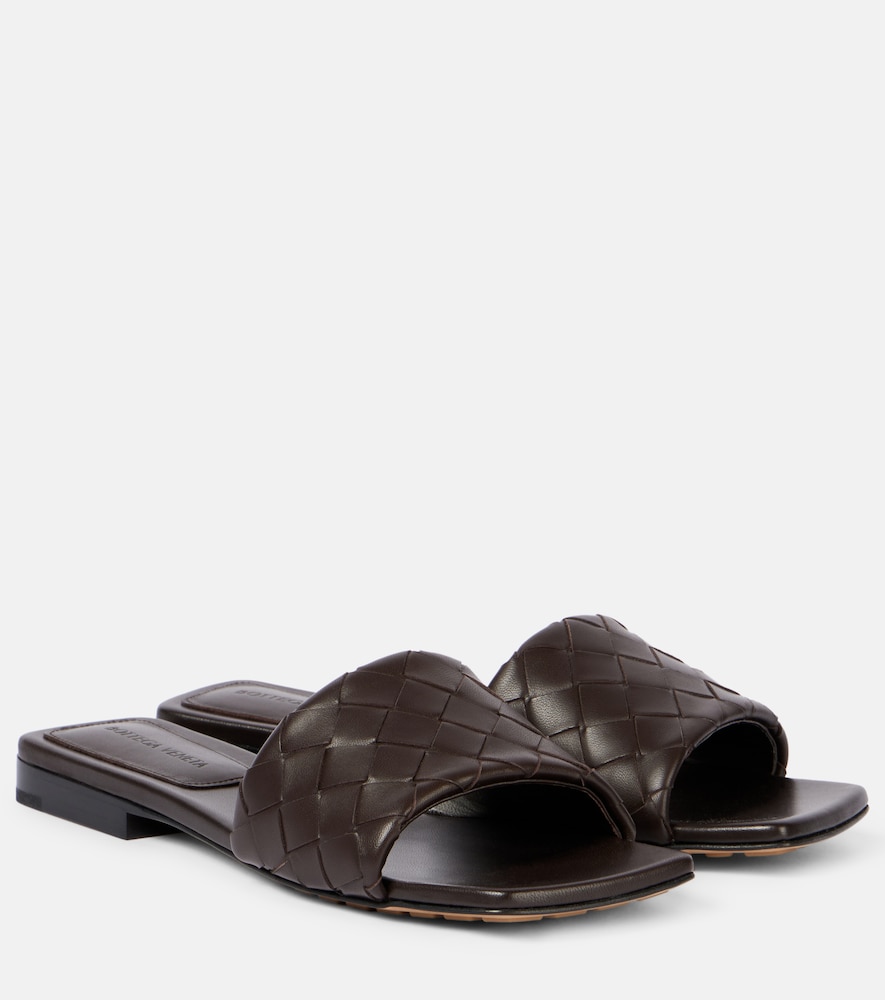 Bottega Veneta Parco Intrecciato leather mules