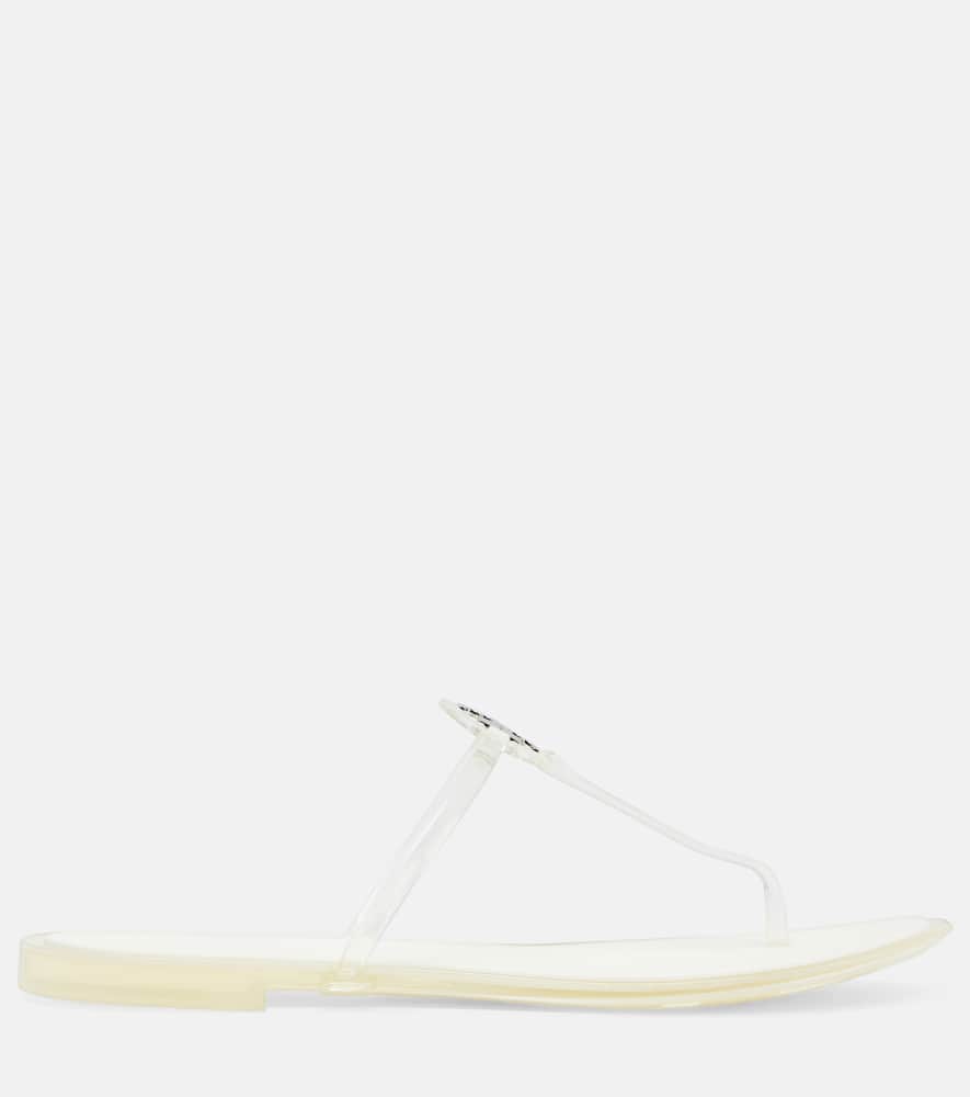 Tory Burch Mini Miller Thong Sandals In Transparent
