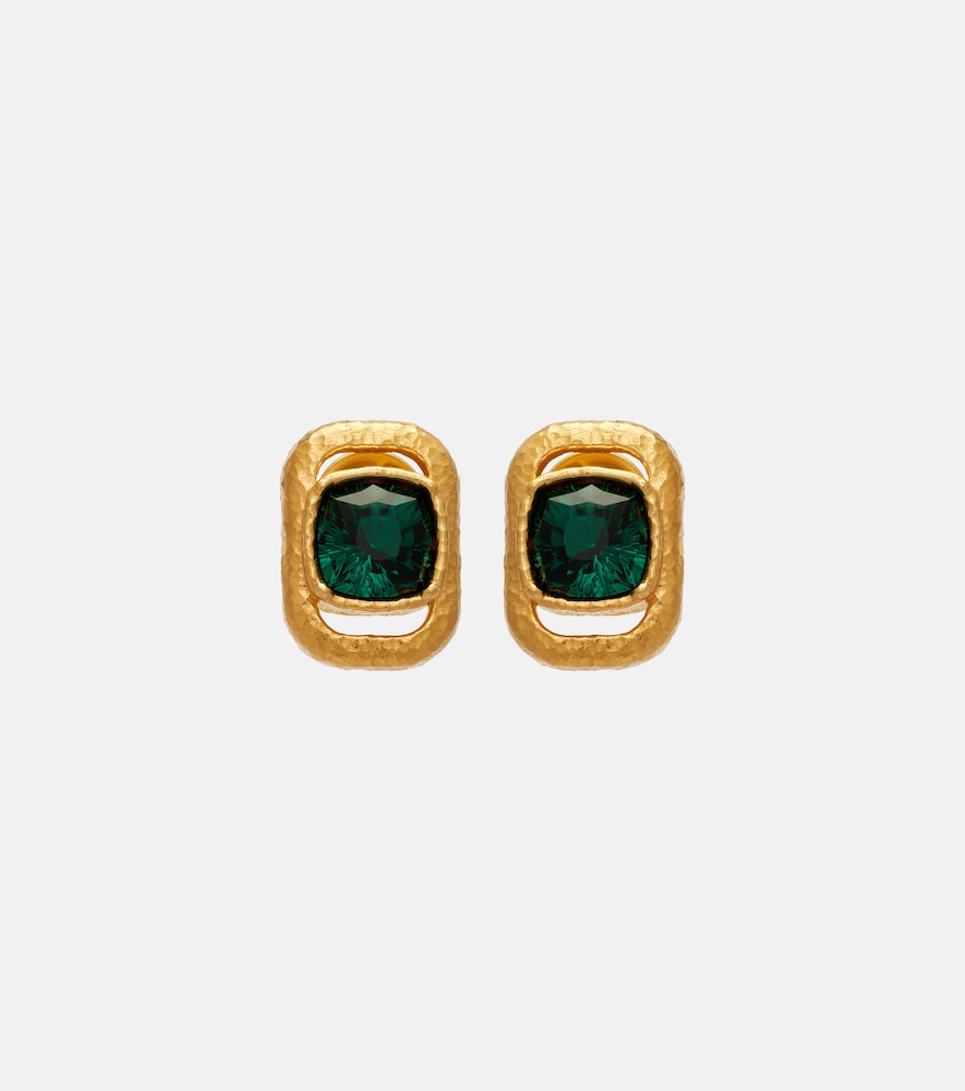 Oscar de la Renta Crystal-embellished earrings