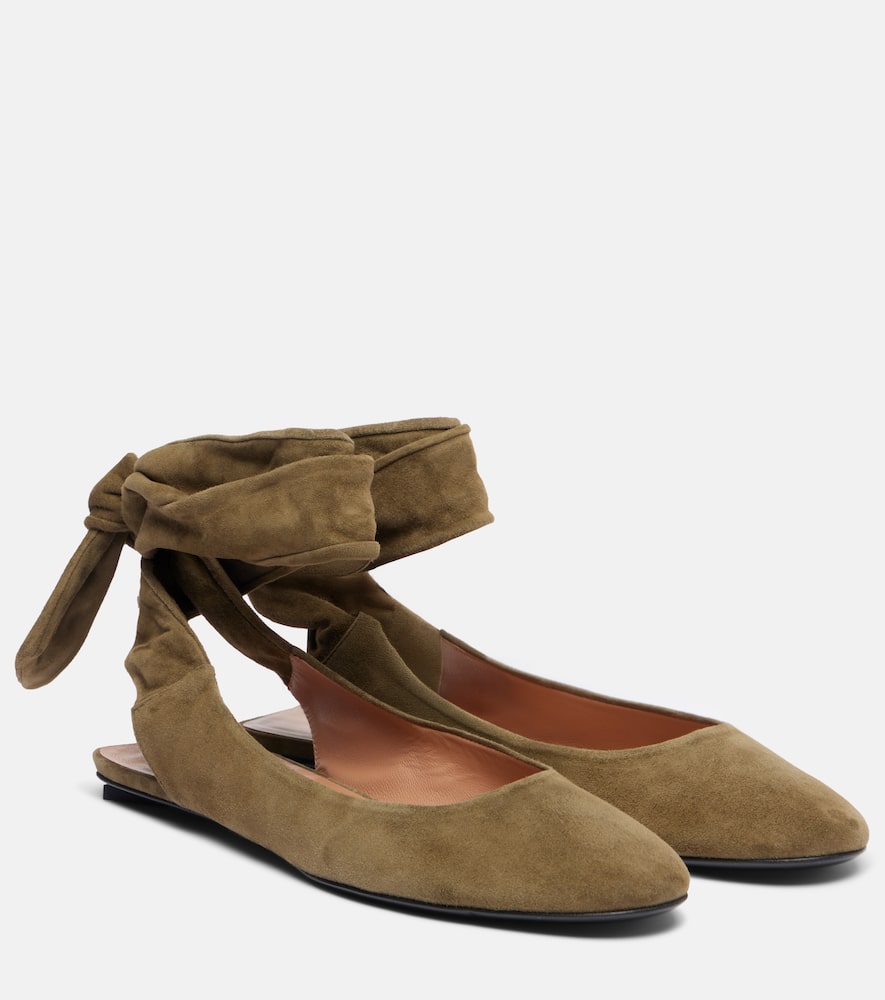 Cloe suede ballet flats