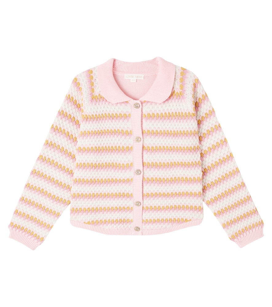 Louise Misha Khellani Cotton And Wool Cardigan In Multi