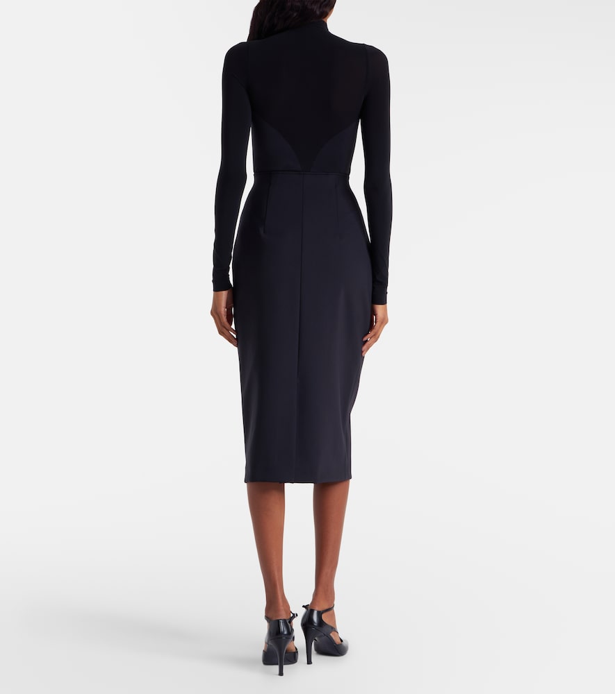Midnight Grace High-Rise Jersey Pencil Skirt