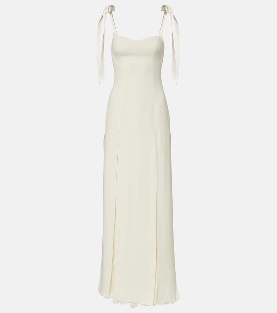Marmar Halim Bow-detail Gown In Neutral