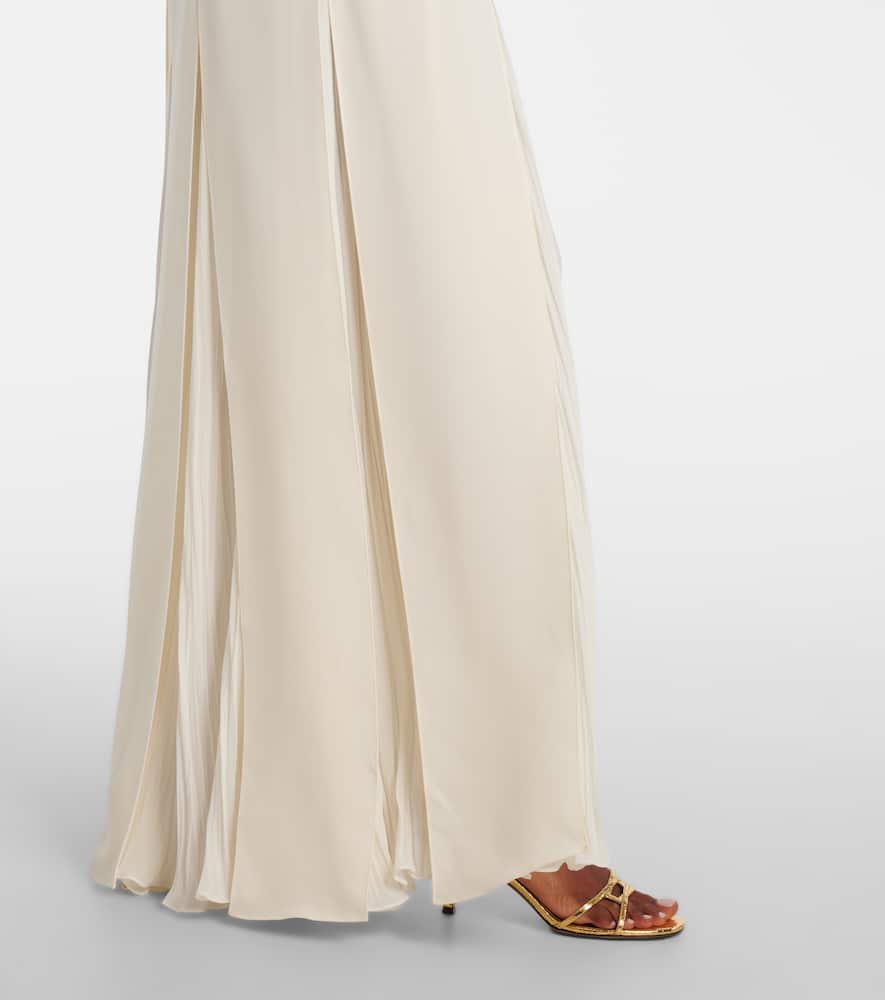 Marmar Halim Bow-detail Gown In Neutral