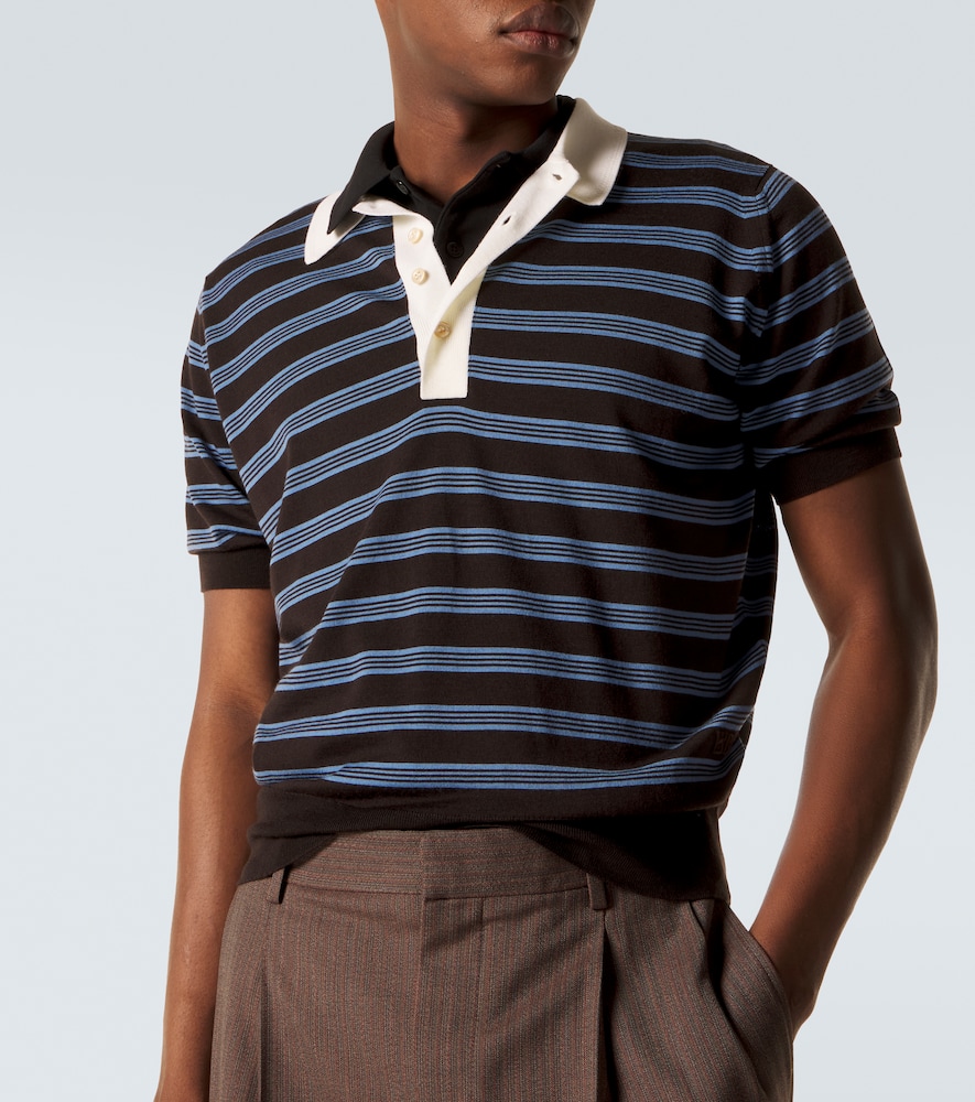  Wales Bonner Wales Bonner Polopullover Breeze Aus Wolle 
