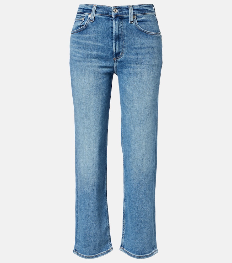 Citizen Of Humanity Palma High-rise Straight Jeans In Blue