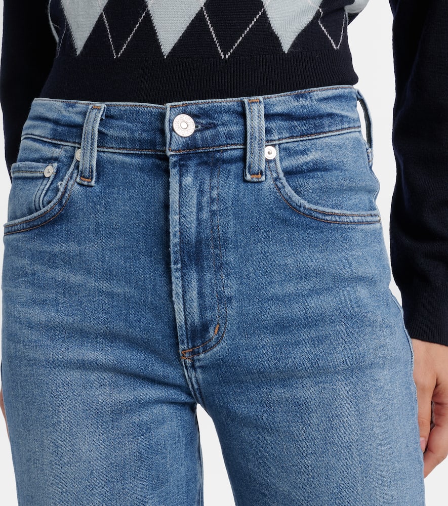 Citizen Of Humanity Palma High-rise Straight Jeans In Blue
