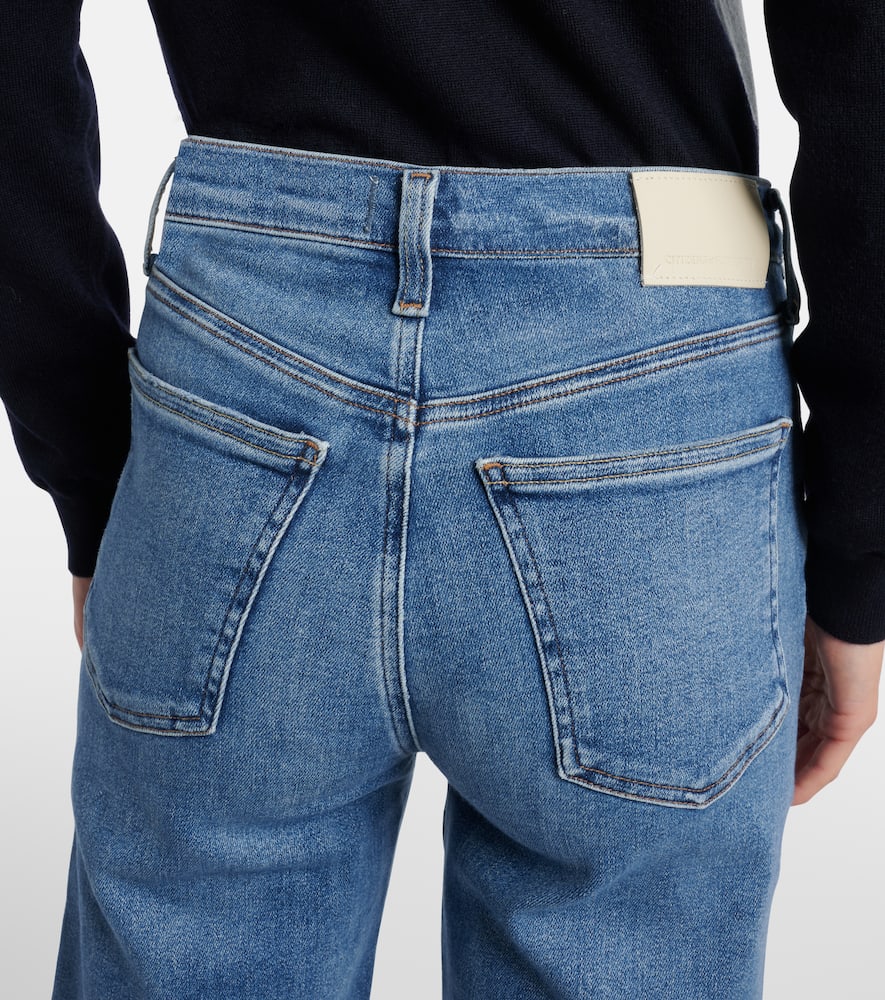 Citizen Of Humanity Palma High-rise Straight Jeans In Blue