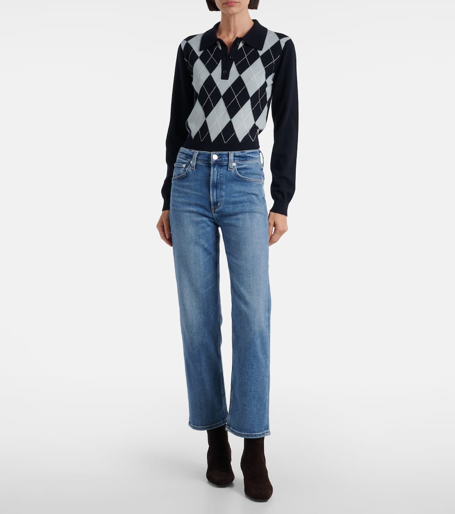 Citizen Of Humanity Palma High-rise Straight Jeans In Blue