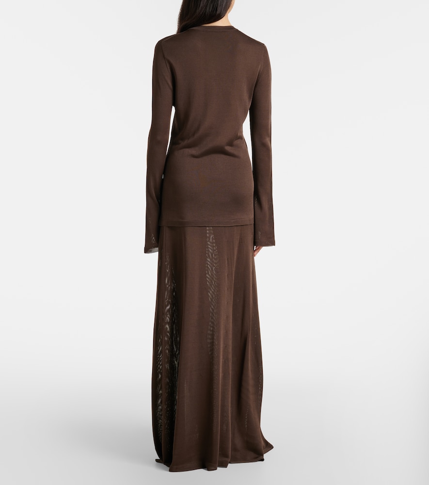  Tom Ford Tom Ford Mesh Maxi Skirt 