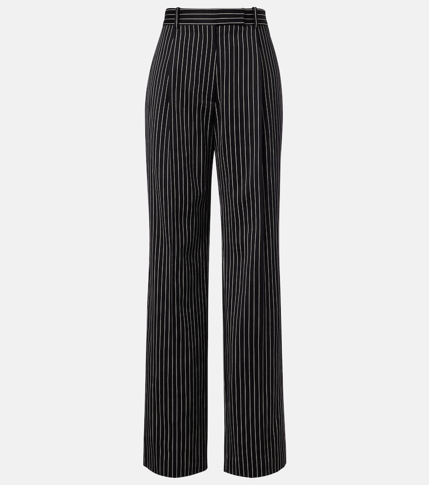 Tom Ford Pantalon droit ray en laine et coton 920 €