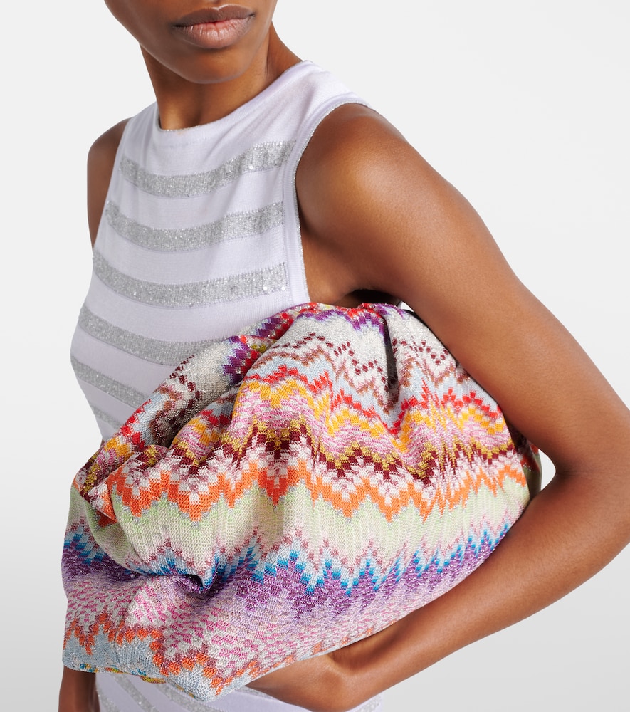 Missoni Zigzag Large jacquard clutch