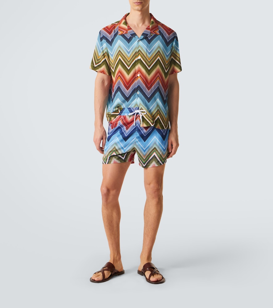  Missoni Missoni Zigzag Bowling Shirt 