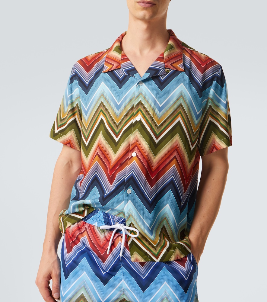  Missoni Missoni Zigzag Bowling Shirt 