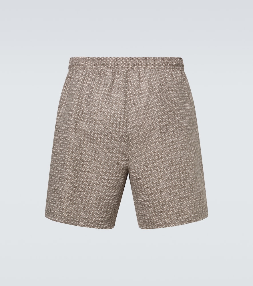  Brunello Cucinelli Brunello Cucinelli Printed Swim Trunks 
