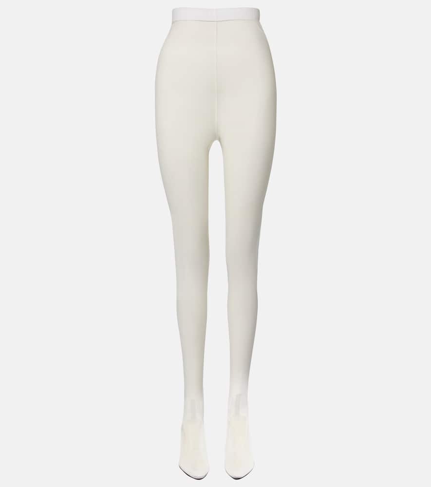 Herbert Levine Sheer Perfection Mesh Over-the-knee Boots In White