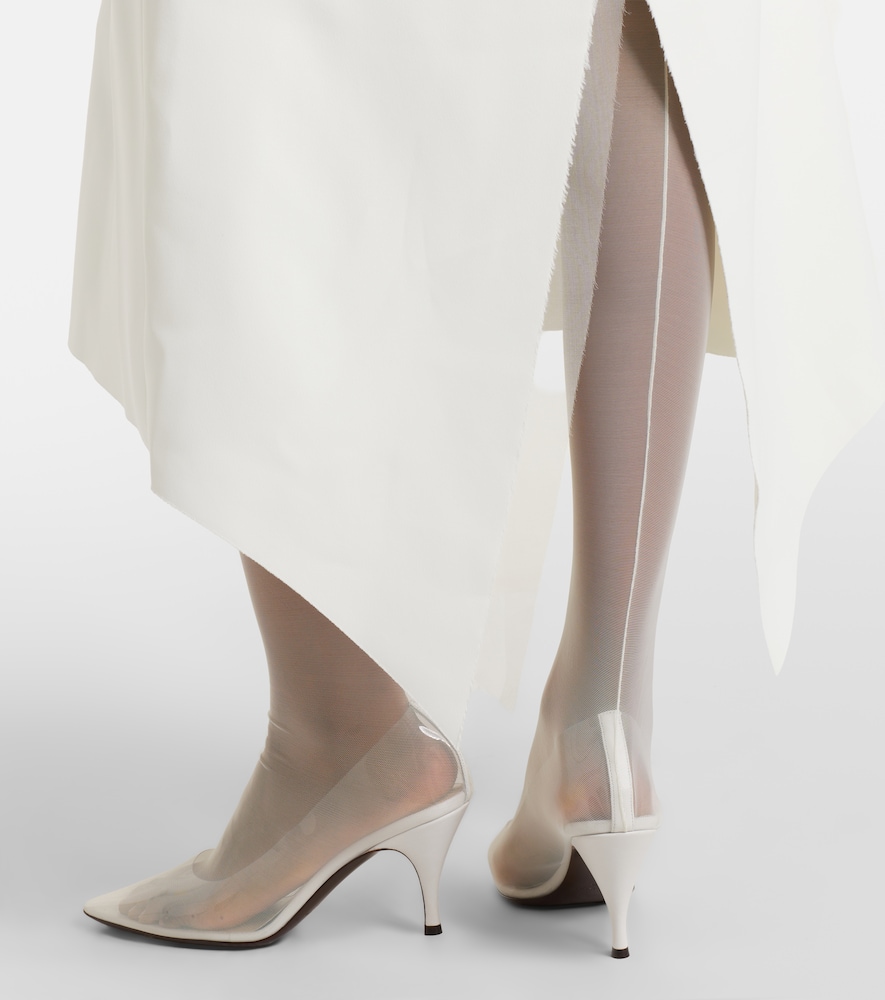 Herbert Levine Sheer Perfection mesh over-the-knee boots