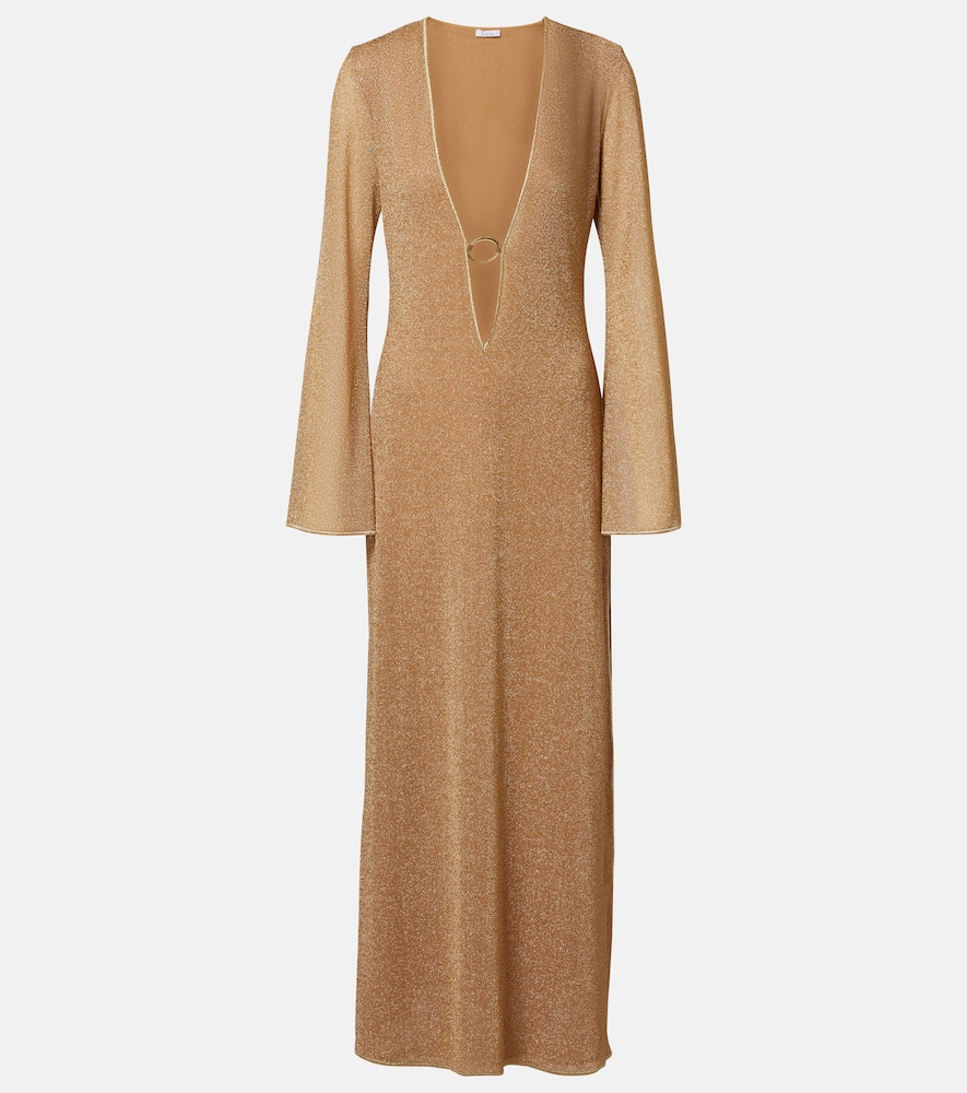 Oseree Oséree Lamé maxi dress