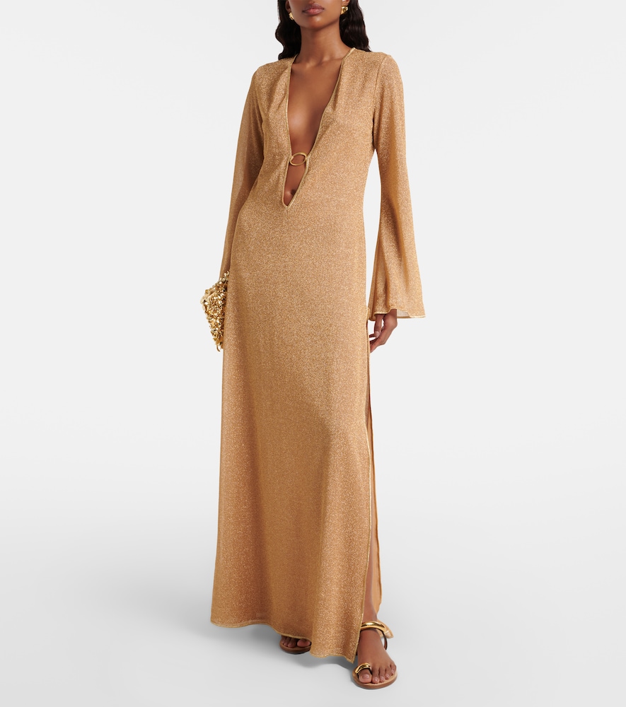 Oséree Lamé maxi dress