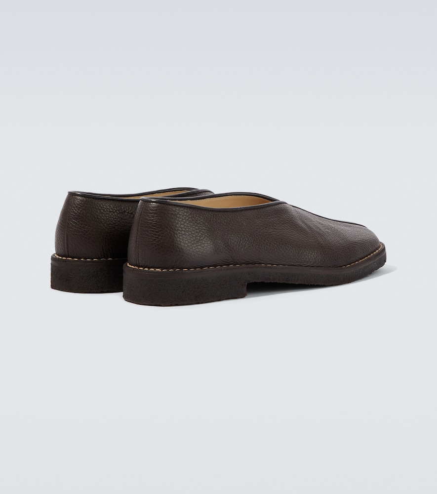  Lemaire Lemaire Piped Leather Slip-on Shoes 