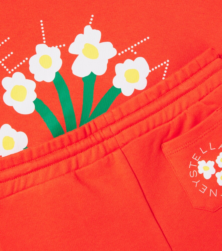  Stella Mccartney Kids Stella Mccartney Kids Set Aus Sweatshirt Und Shorts Aus Baumwolle 