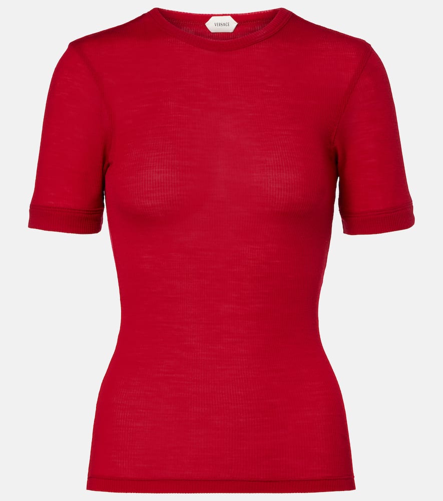 T-shirt Medusa in lana vergine