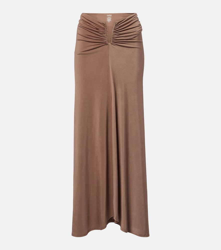 Skyla Ruched Jersey Maxi