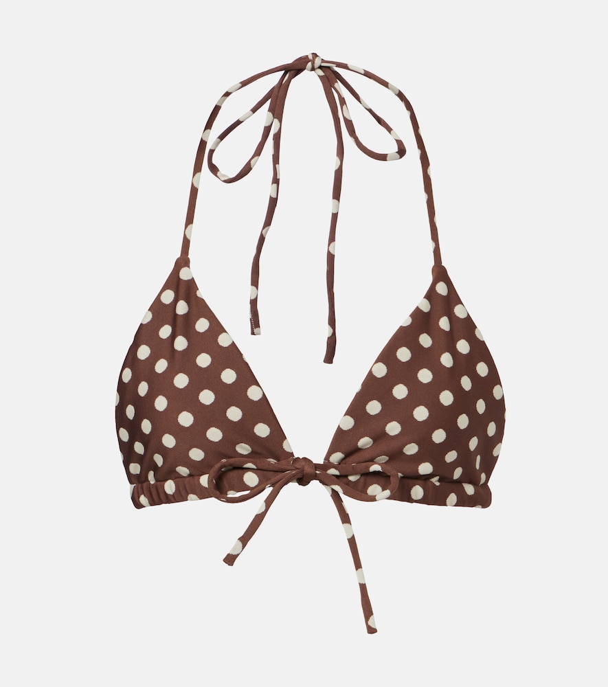 Montce Emma polka-dot bikini top