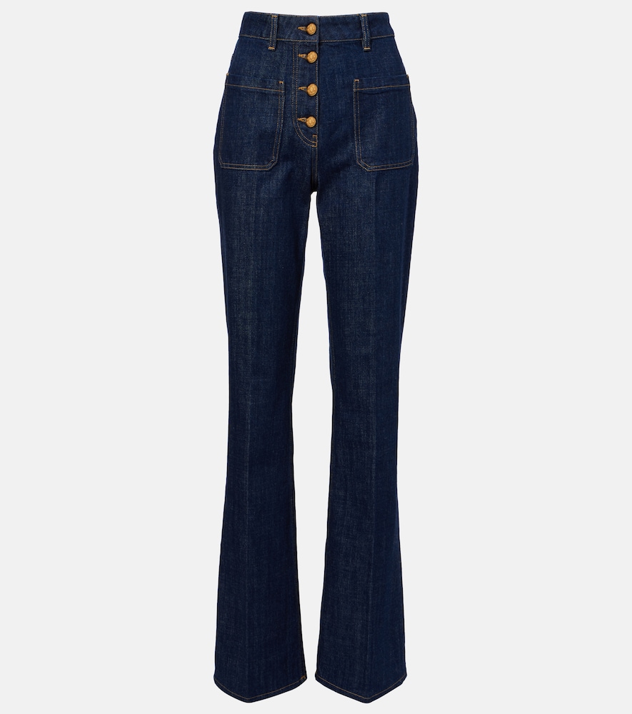 Valentino High-rise flared jeans