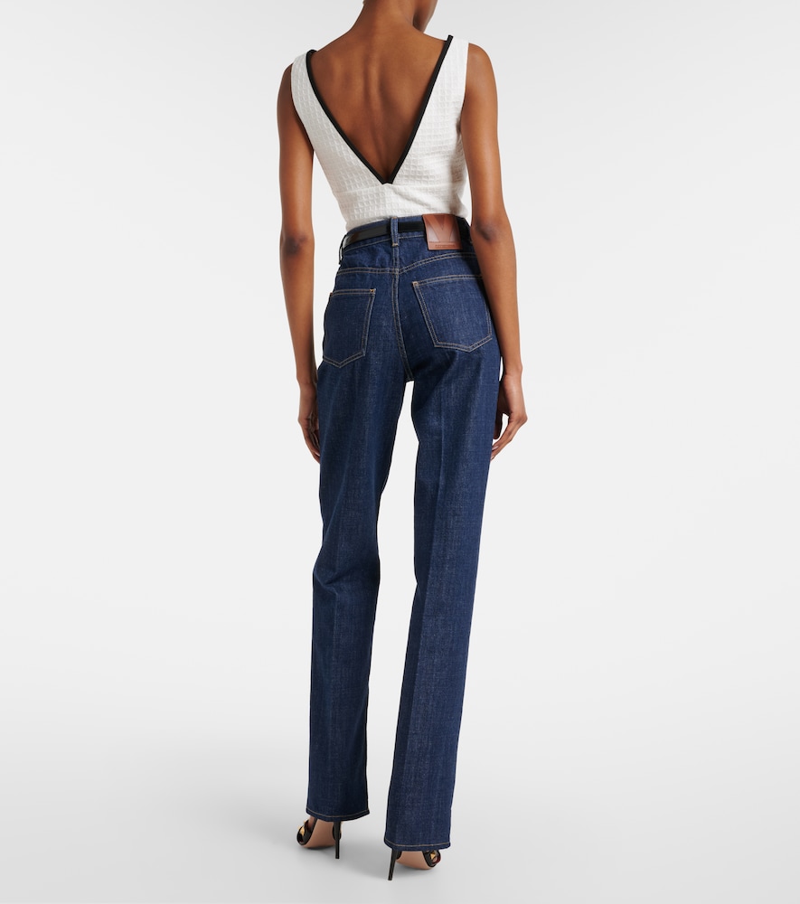  Valentino Valentino High-rise Flared Jeans 