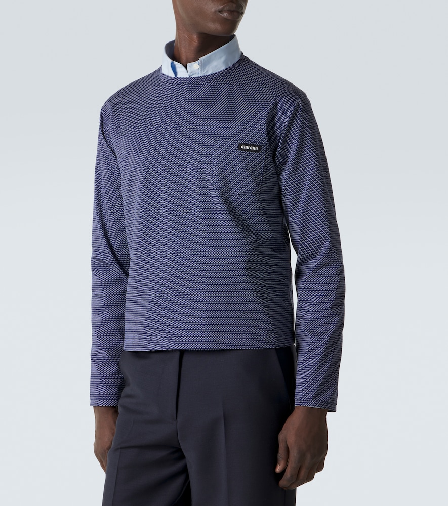Striped Cotton Jersey T-Shirt