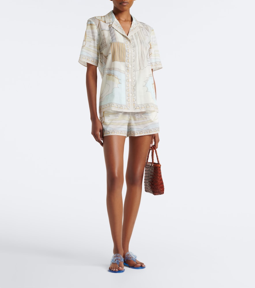 Tory Burch Printed cotton shirt | Thumbnail 3