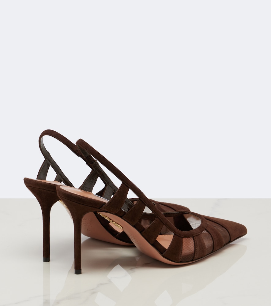 Screen Suede And Slingback