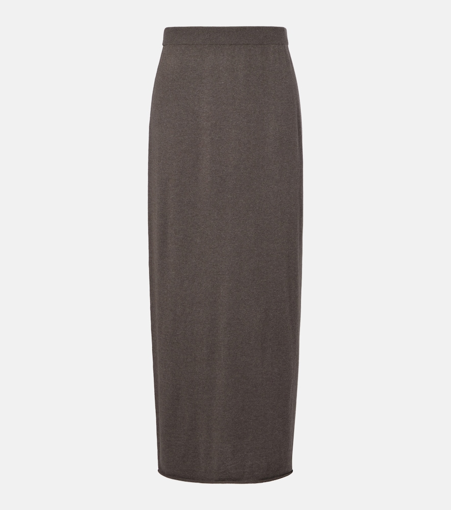 Lisa Yang Charlotta cotton and cashmere maxi skirt