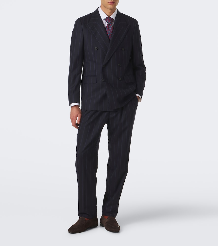 Chalk Stripe Virgin Blazer