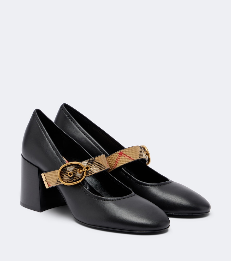 Burberry Escarpins Robin en cuir Burberry Check 795 €