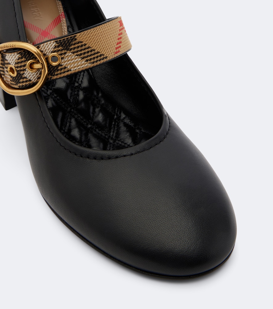 Robin Burberry Check Pumps