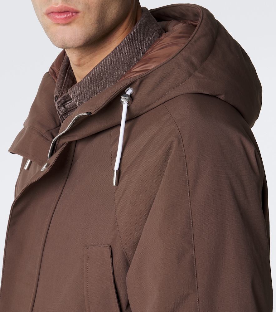 Beverin Teddy-Trimmed Hooded Down Jacket