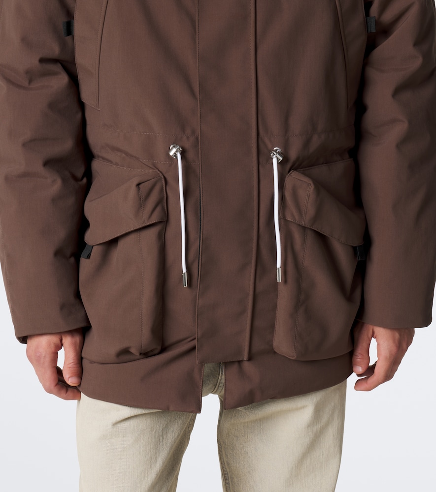 Beverin Teddy-Trimmed Hooded Down Jacket