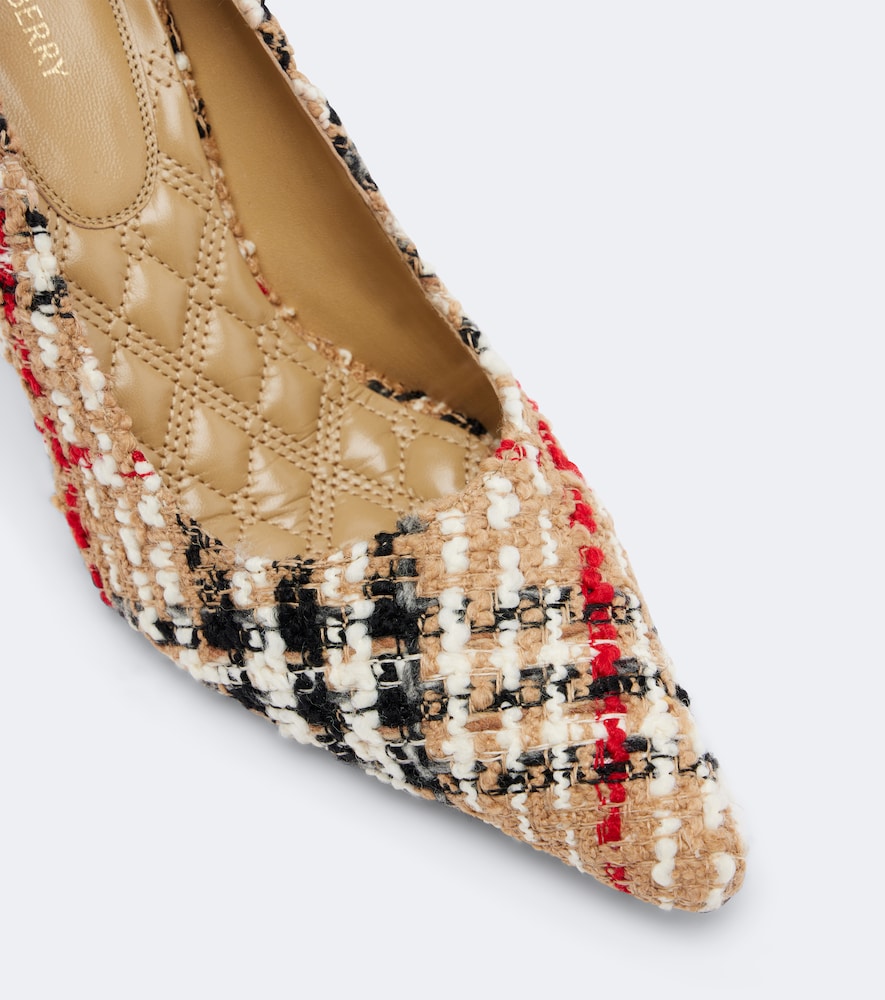 Burberry Check Bouclé Pumps