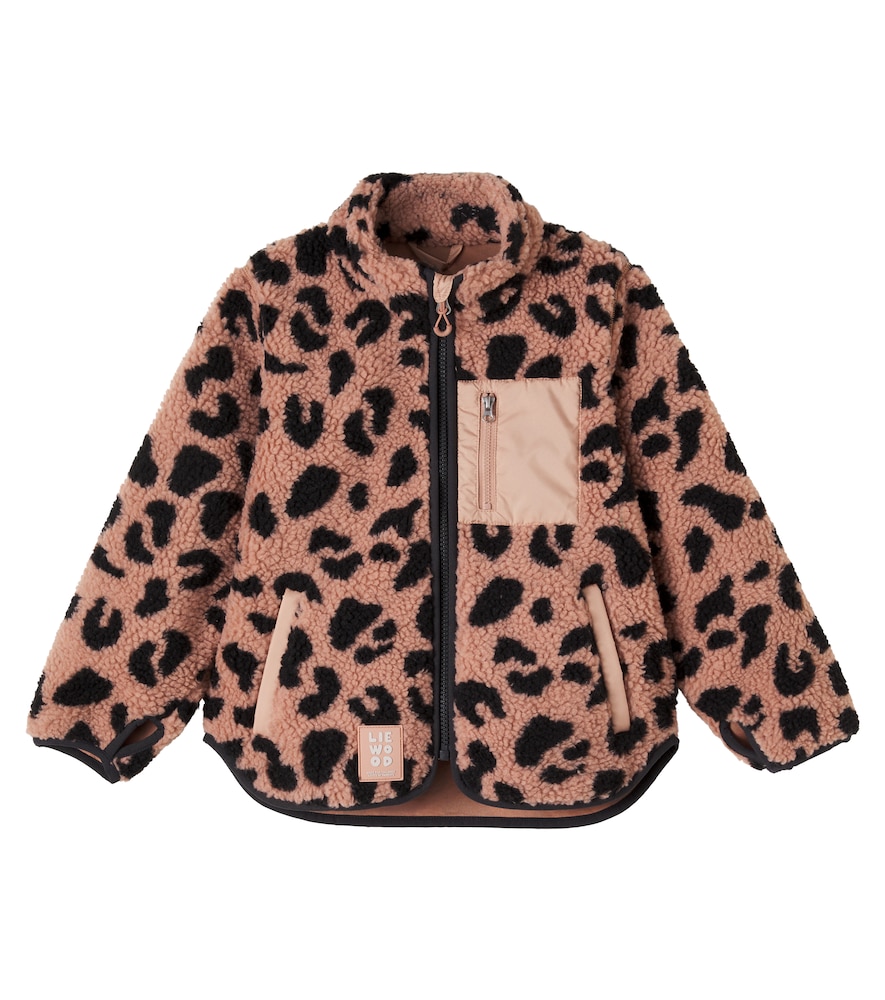 Bedruckte Jacke Nolan aus Teddyfleece