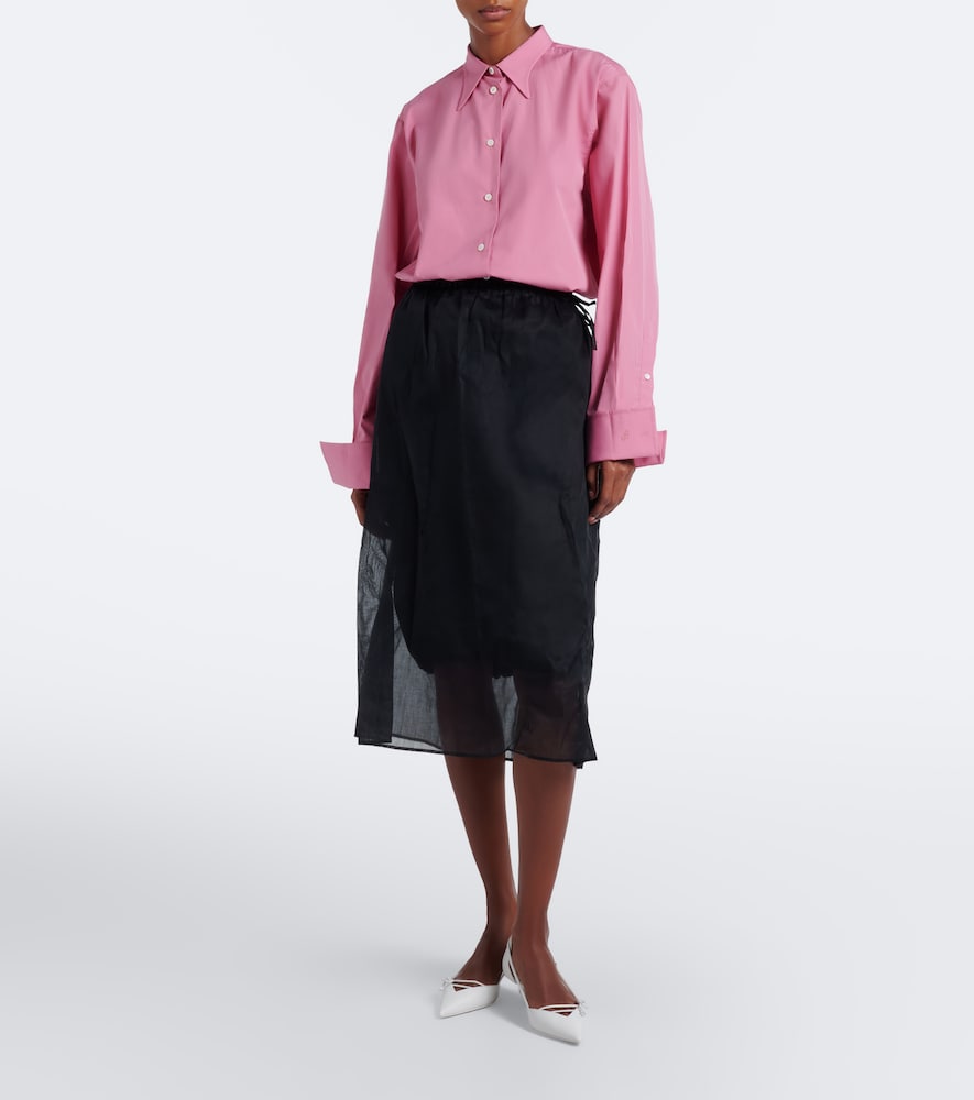 Oversized Cotton Poplin Shirt