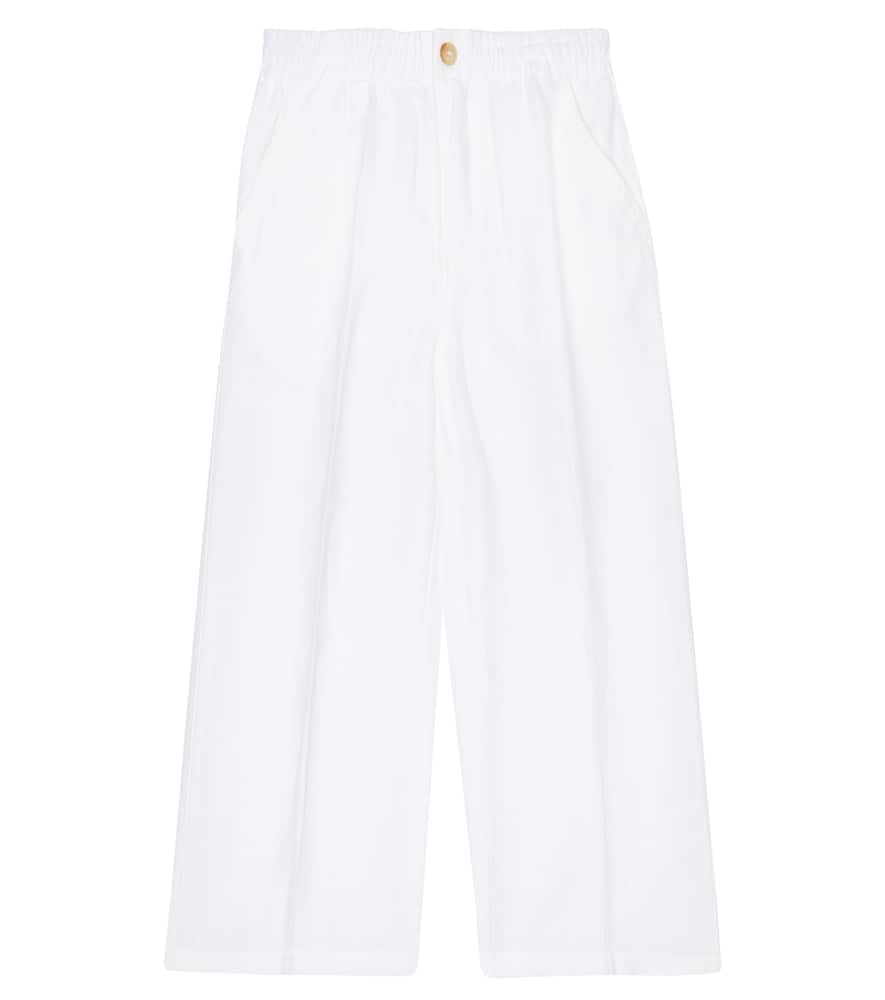 Polo Ralph Lauren Linen Pants In Deckwash White