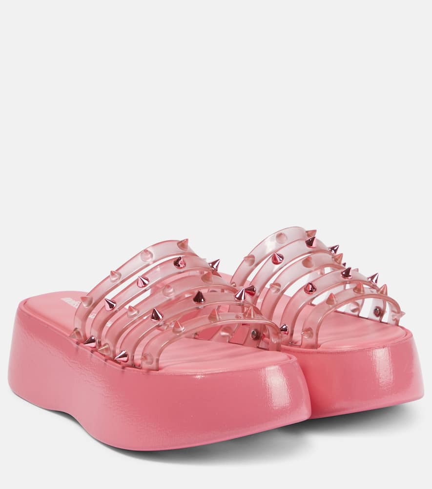 x Melissa Becky Punk platform slides