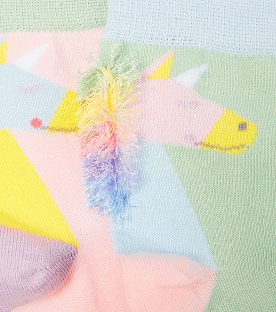 Stella Mccartney Printed Cotton-blend Socks In Multicoloured